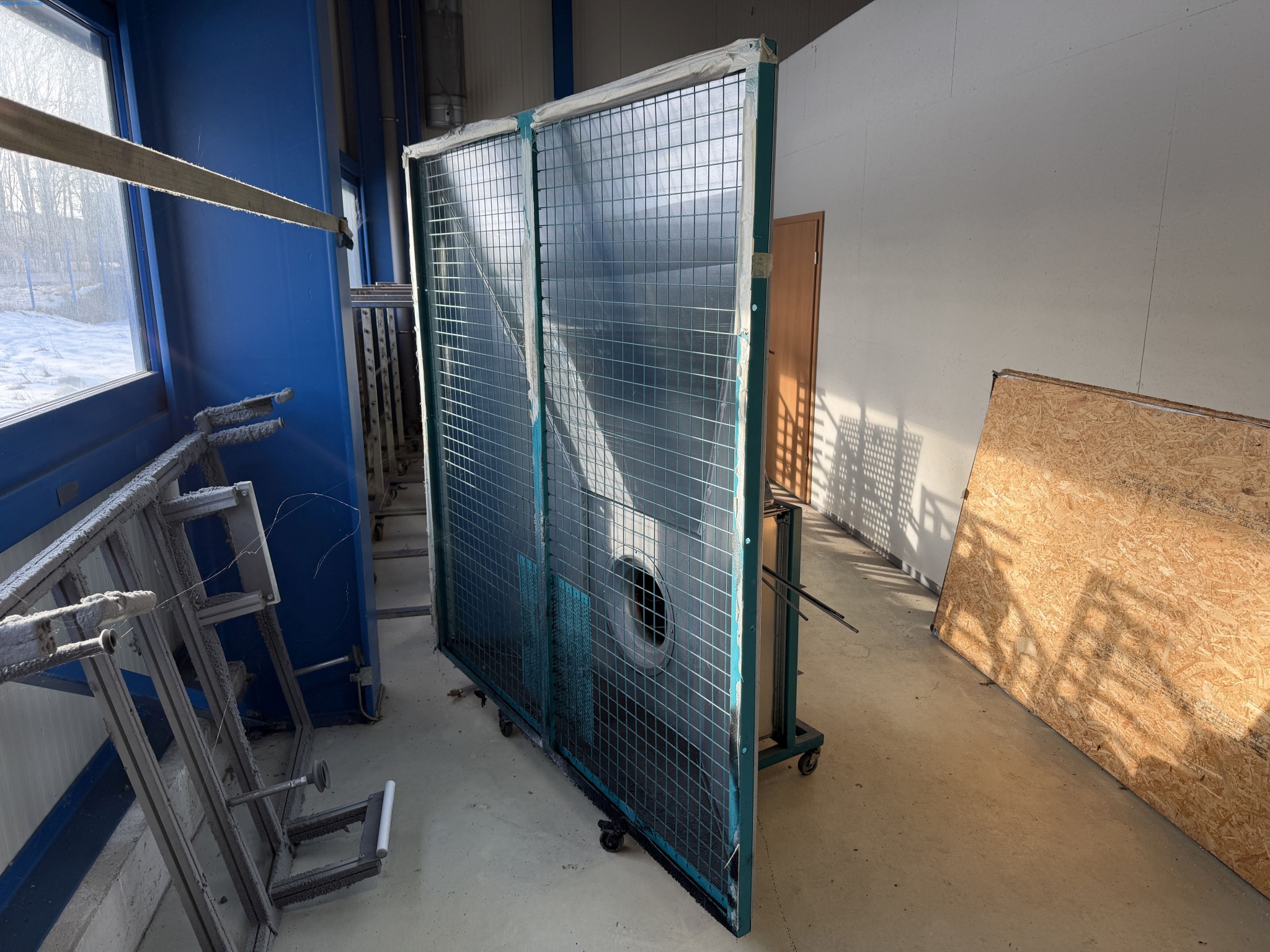 Operating equipment of a technical flocking company-3