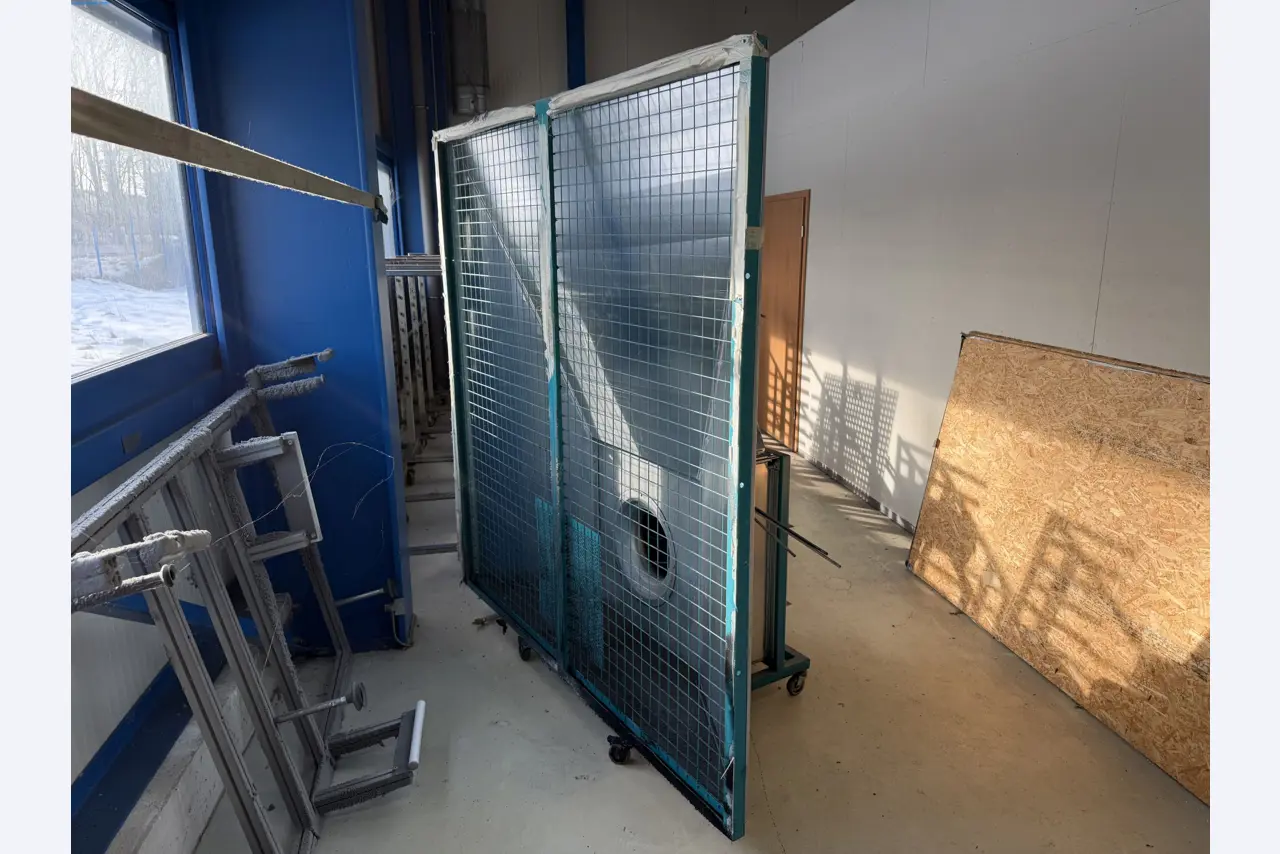 Operating equipment of a technical flocking company-3