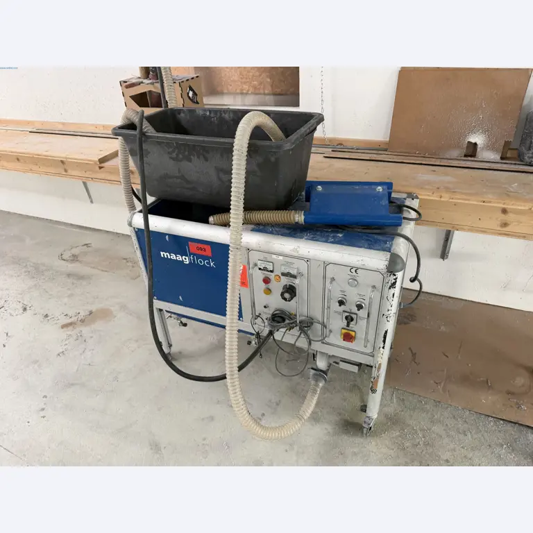 Operating equipment of a technical flocking company-1