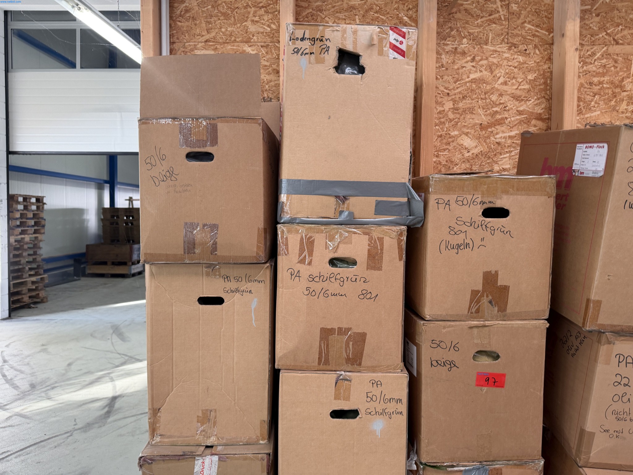 Operating equipment of a technical flocking company-5