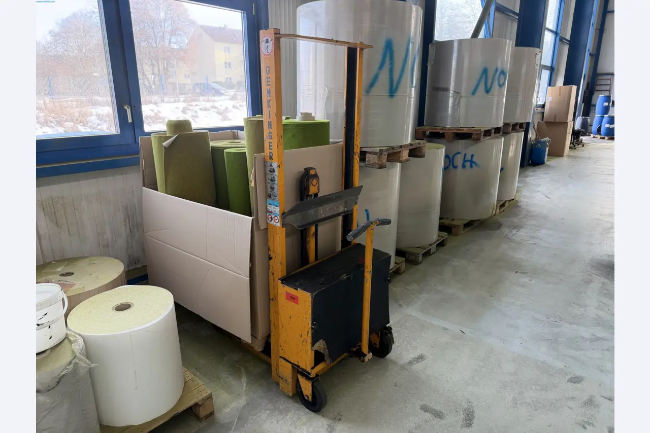 Operating equipment of a technical flocking company-1