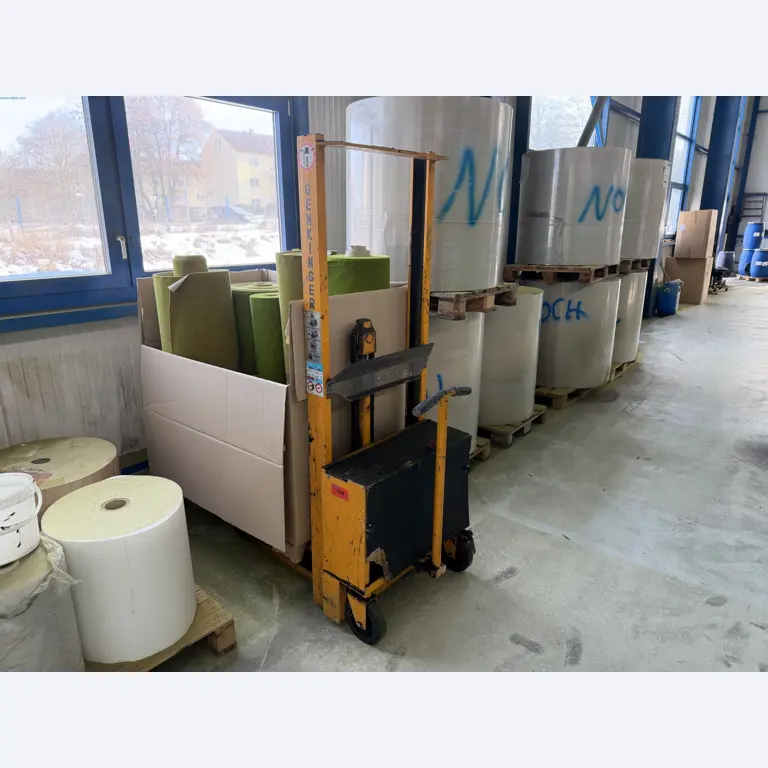 Operating equipment of a technical flocking company-1