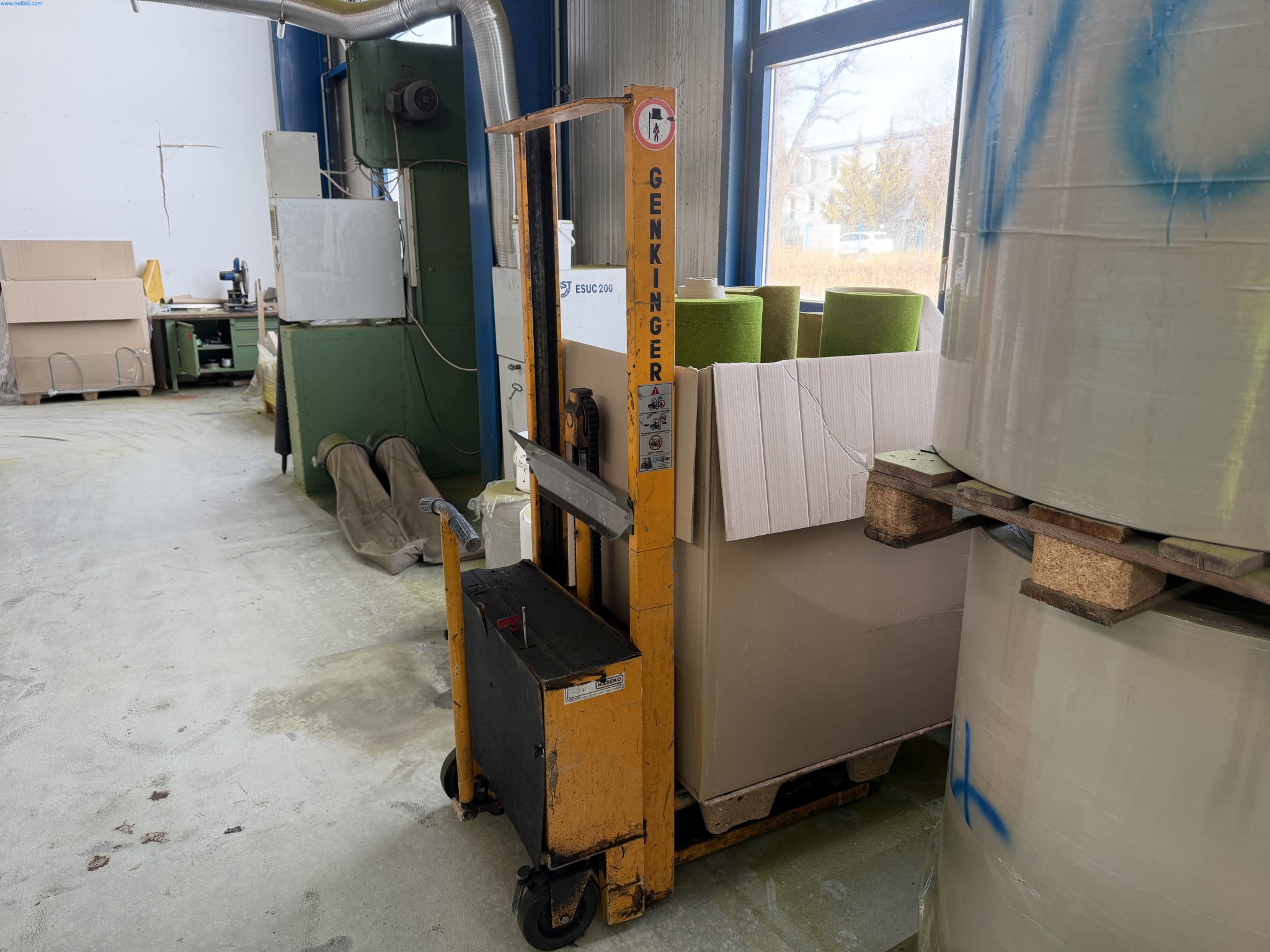 Operating equipment of a technical flocking company-2