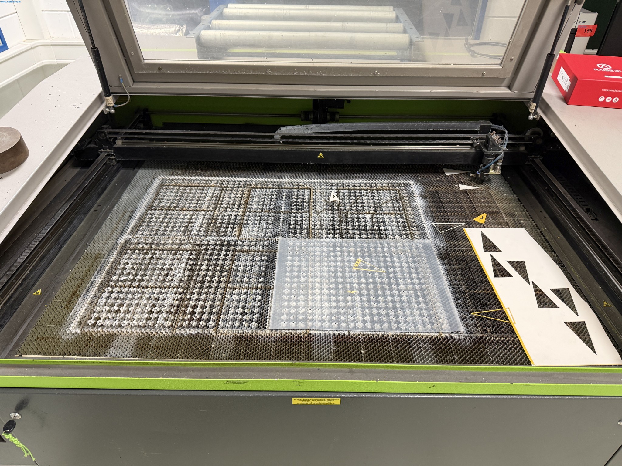Operating equipment of a technical flocking company-3
