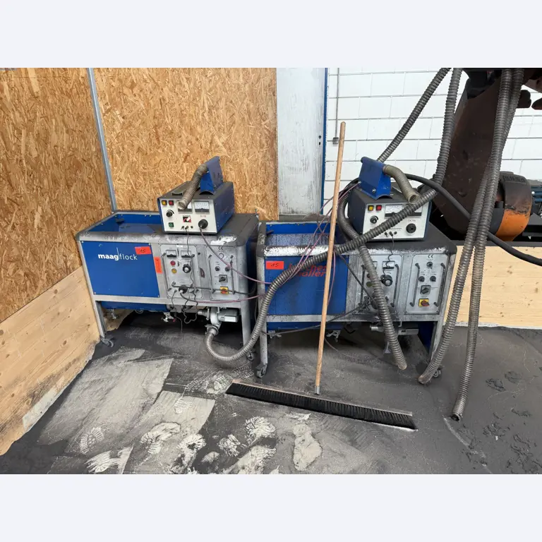 Operating equipment of a technical flocking company-1