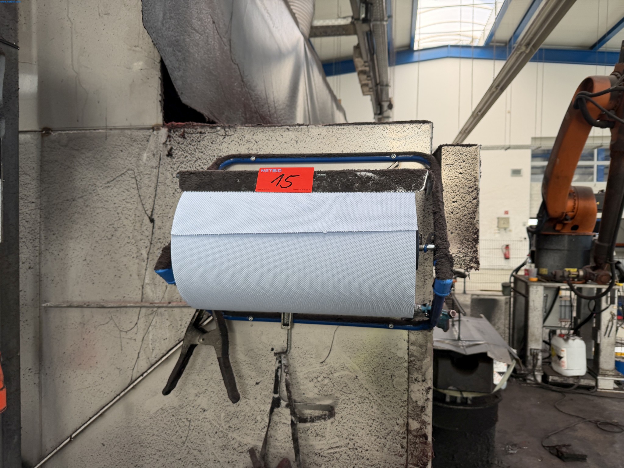 Operating equipment of a technical flocking company-2