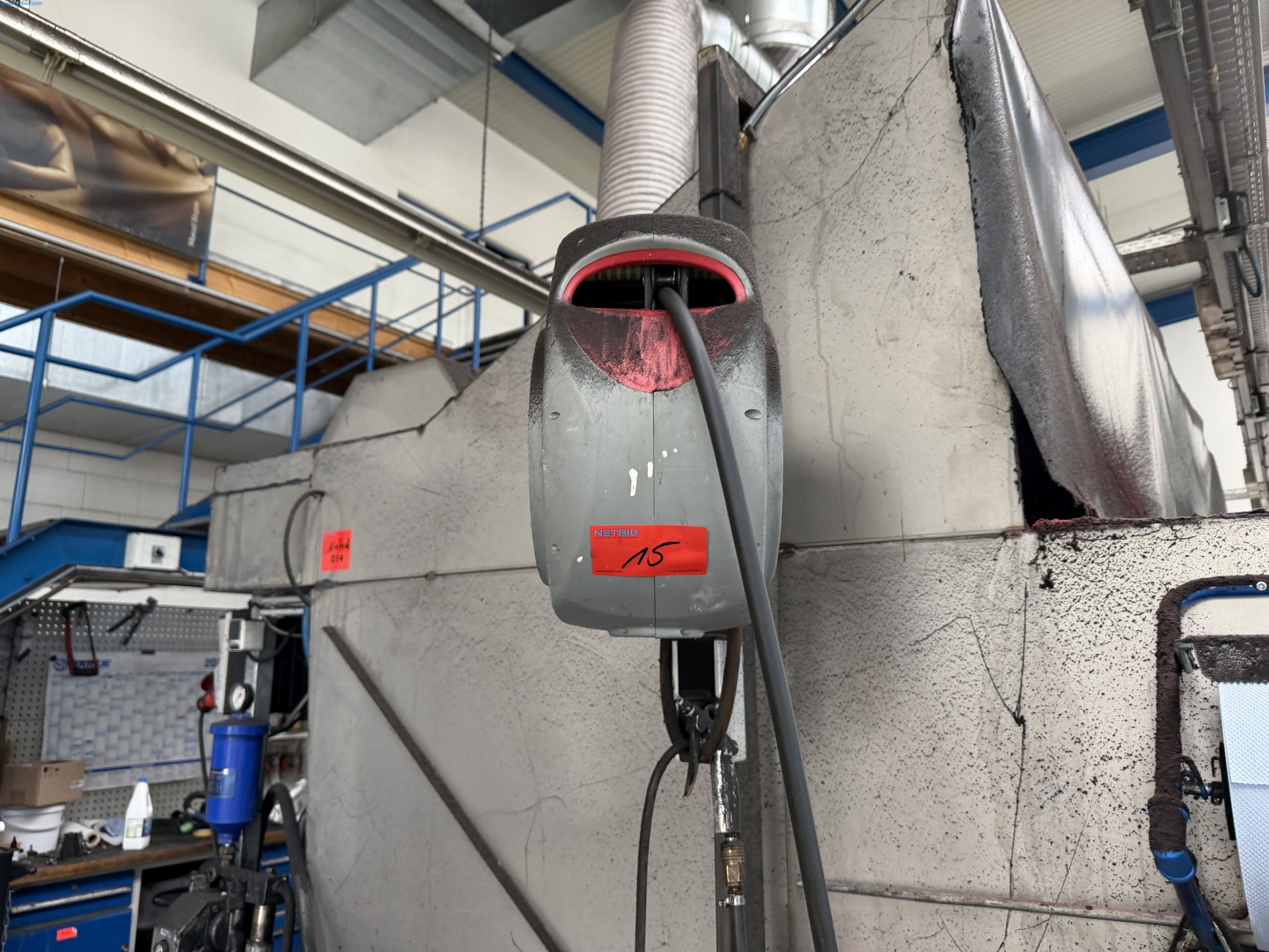 Operating equipment of a technical flocking company-3