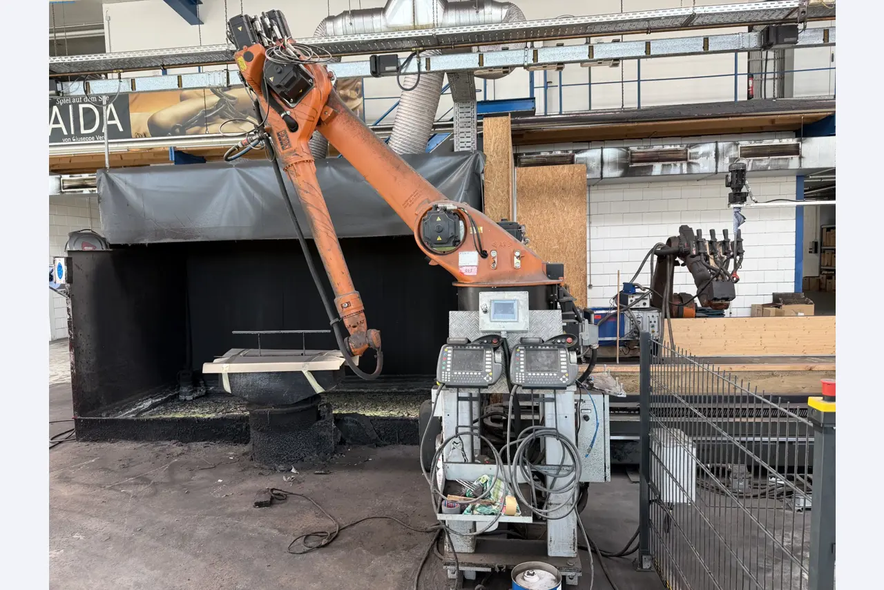 Operating equipment of a technical flocking company-1