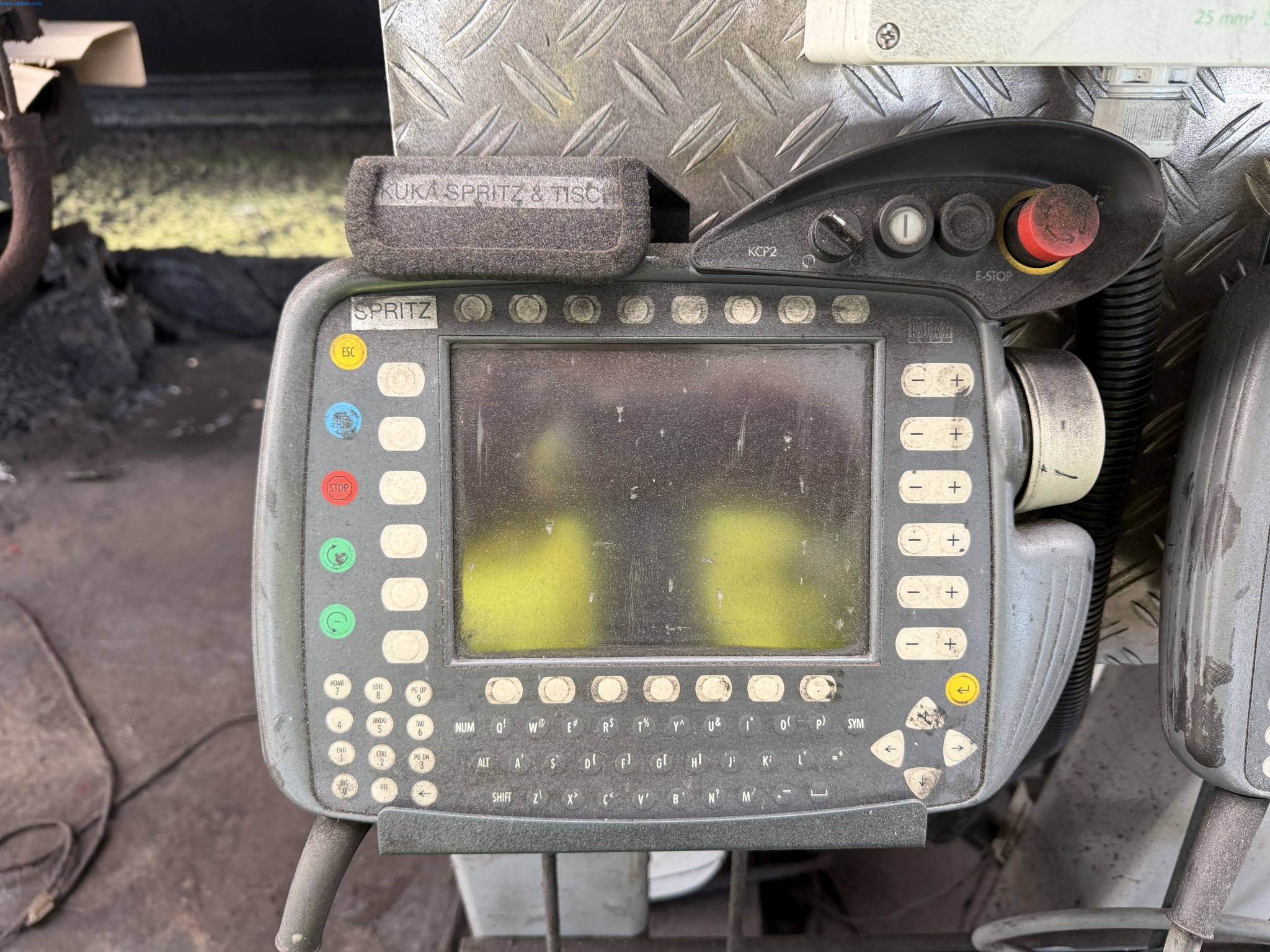 Operating equipment of a technical flocking company-3