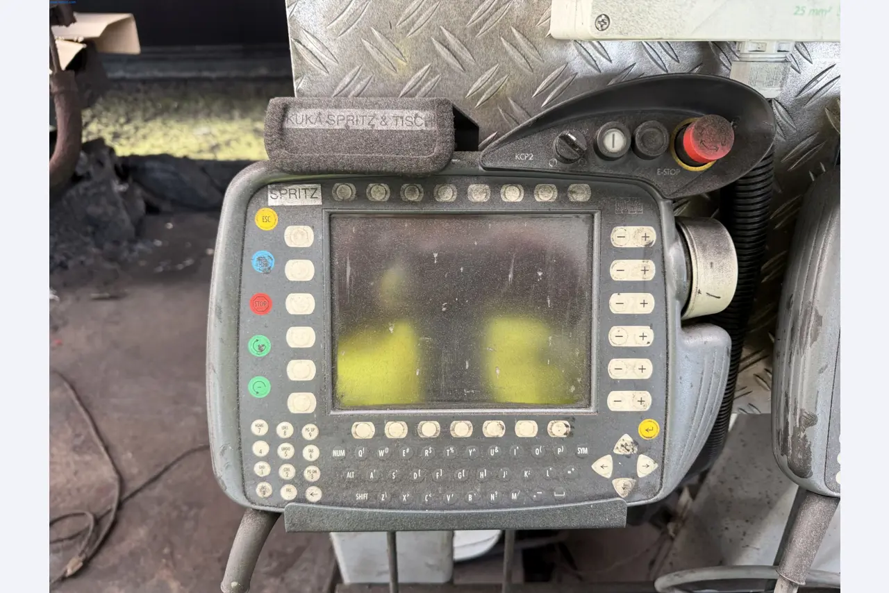 Operating equipment of a technical flocking company-3