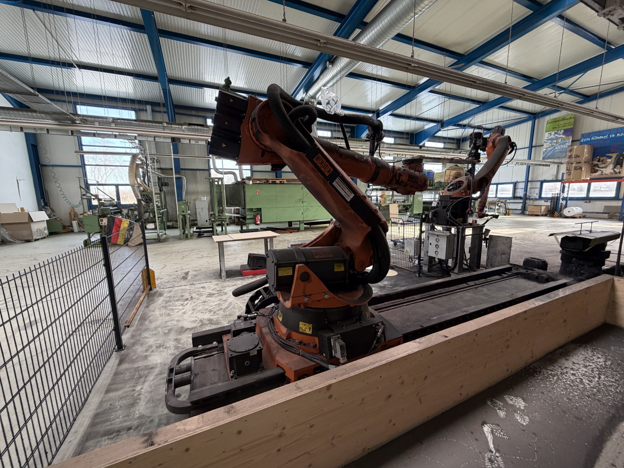 Operating equipment of a technical flocking company-4