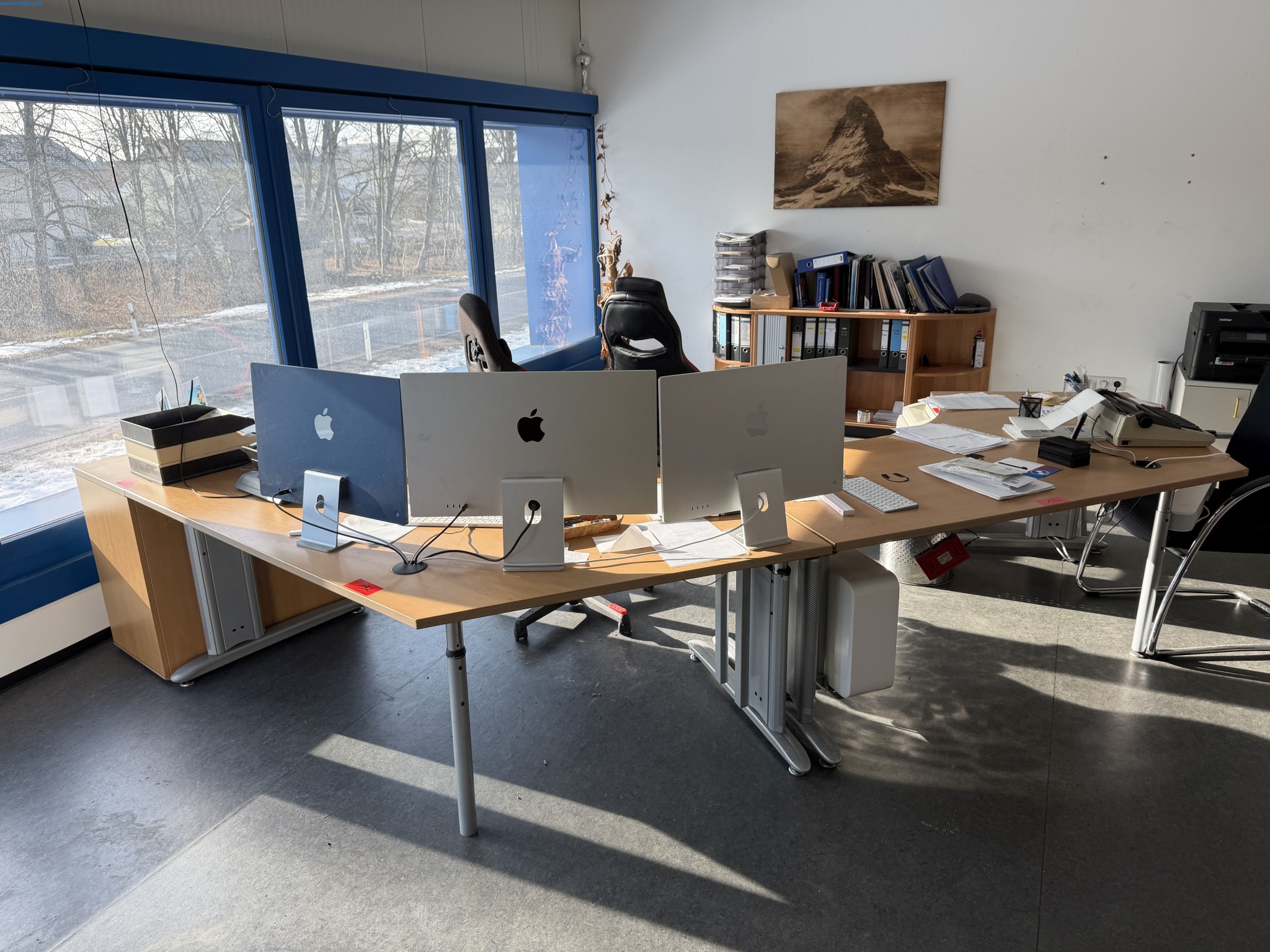 Operating equipment of a technical flocking company-1