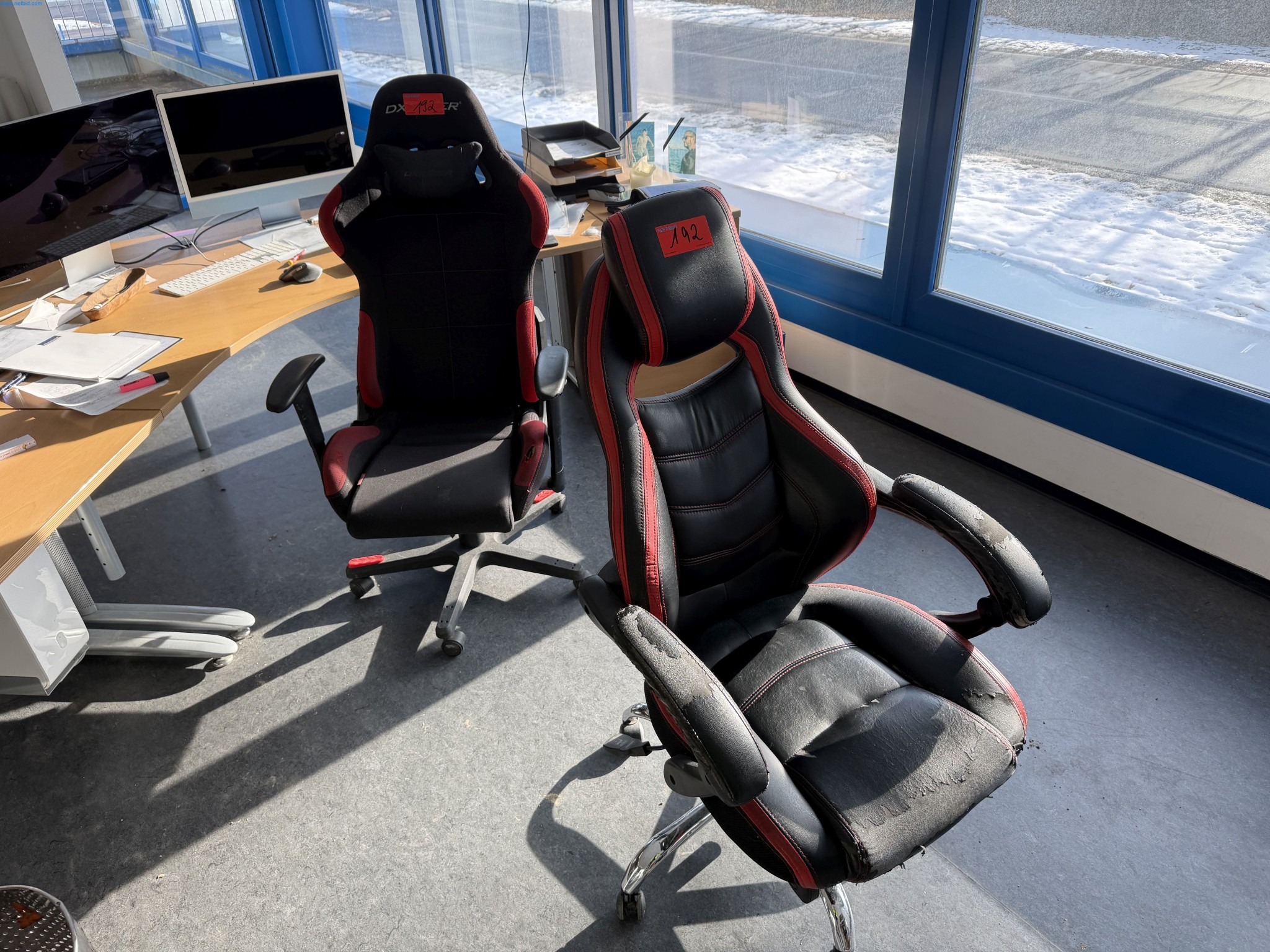 Operating equipment of a technical flocking company-7