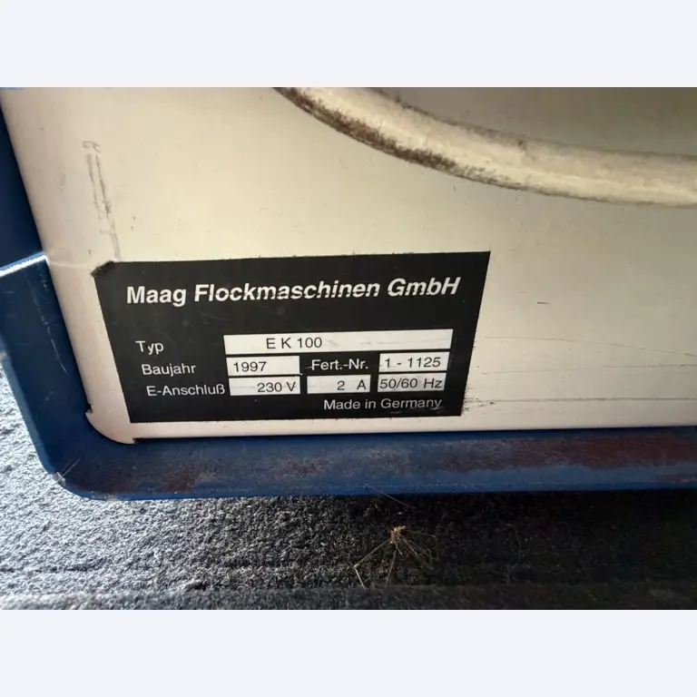 Operating equipment of a technical flocking company-2