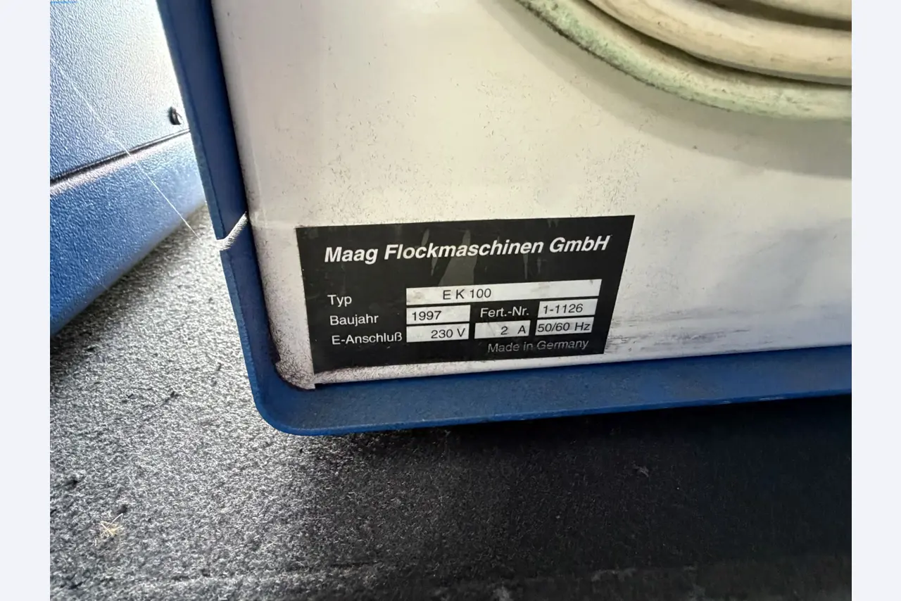 Operating equipment of a technical flocking company-2