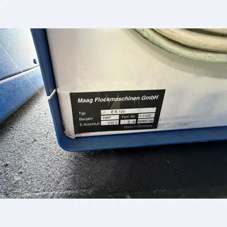 Operating equipment of a technical flocking company-2