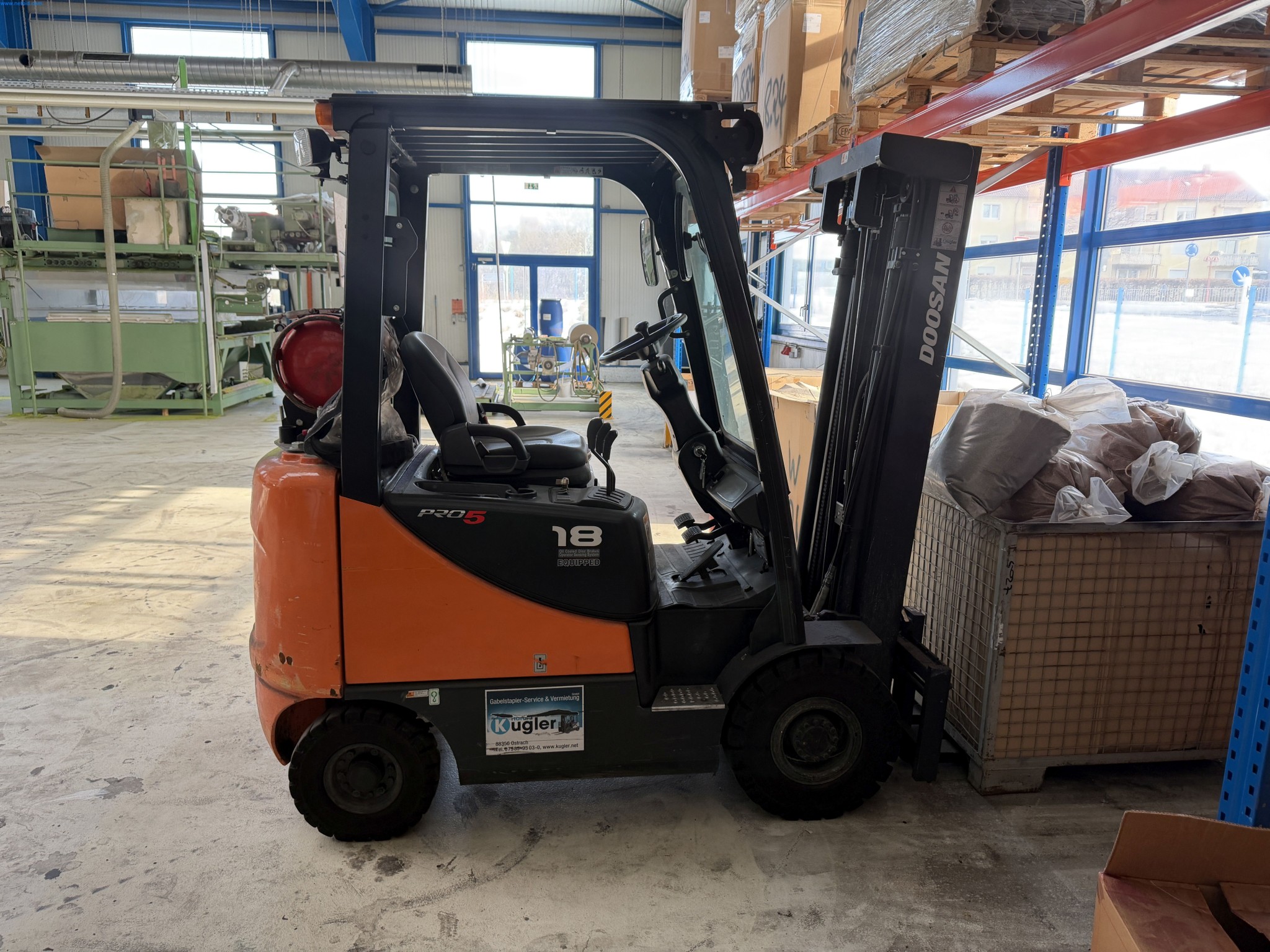 Operating equipment of a technical flocking company-3