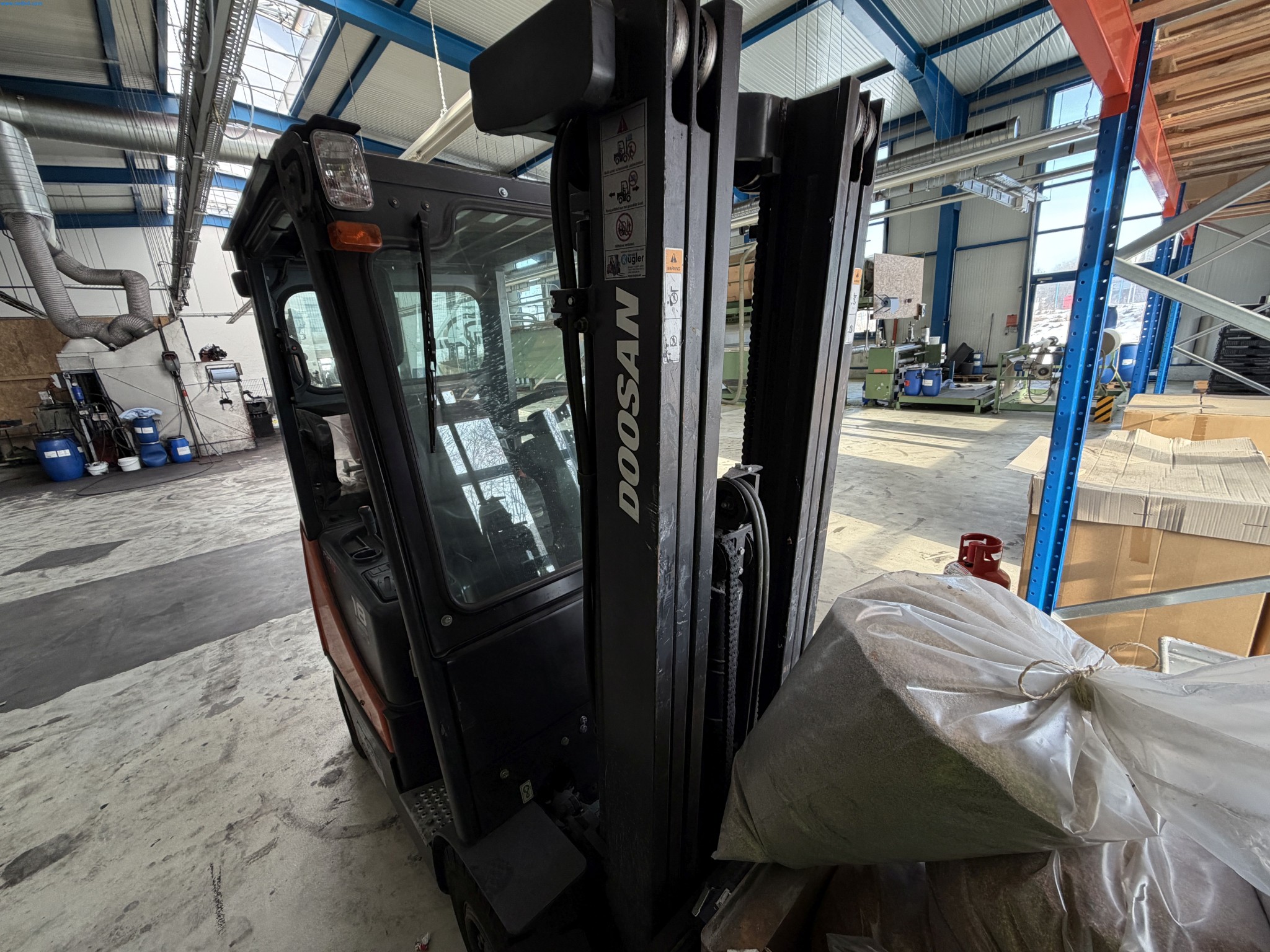 Operating equipment of a technical flocking company-5