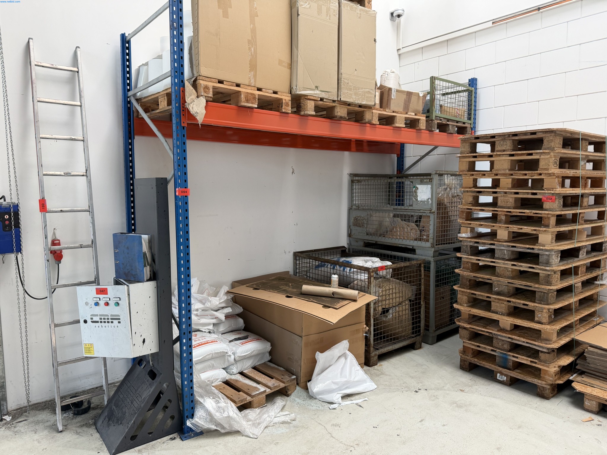 Operating equipment of a technical flocking company-1