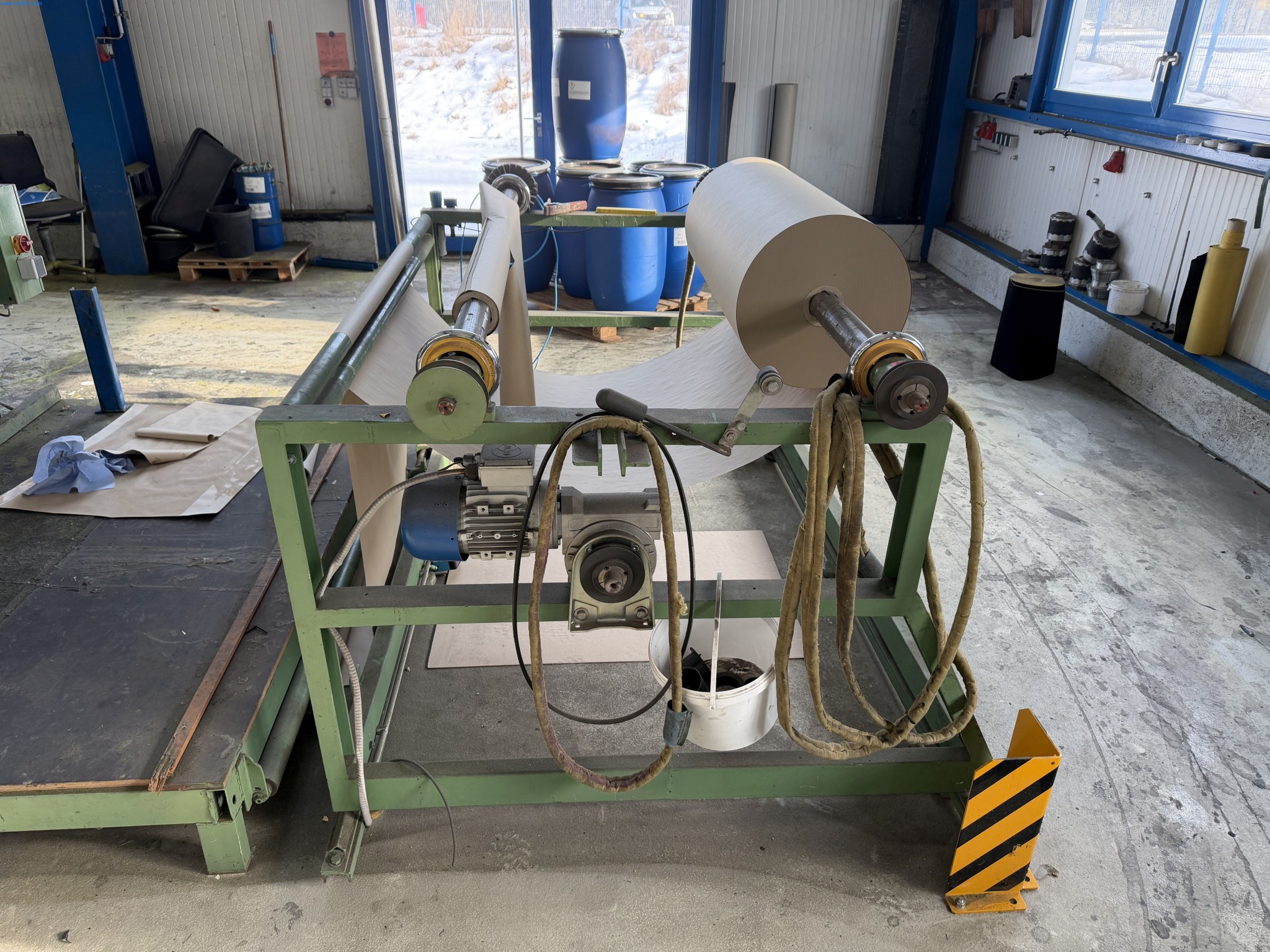 Operating equipment of a technical flocking company-12