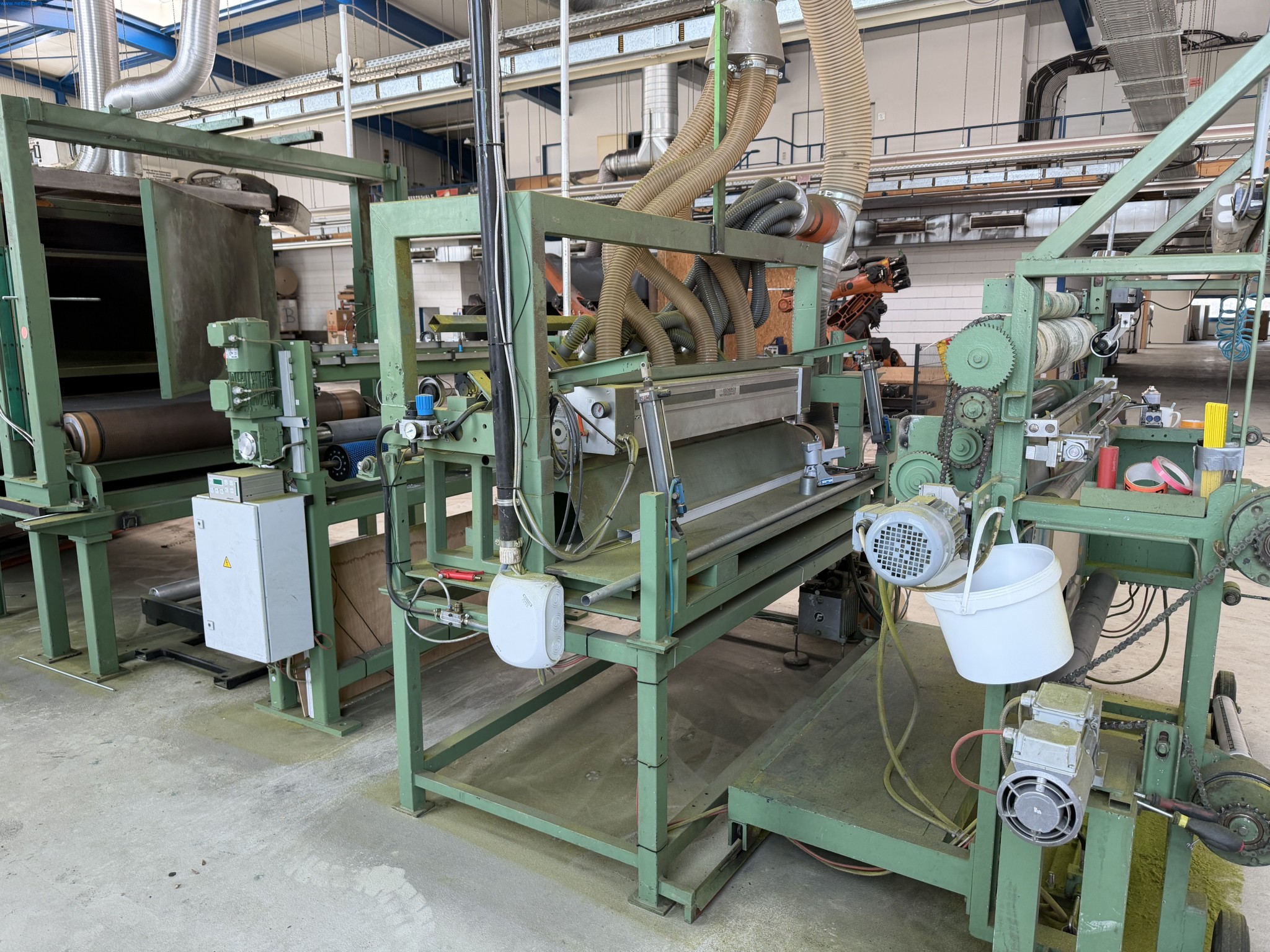 Operating equipment of a technical flocking company-18