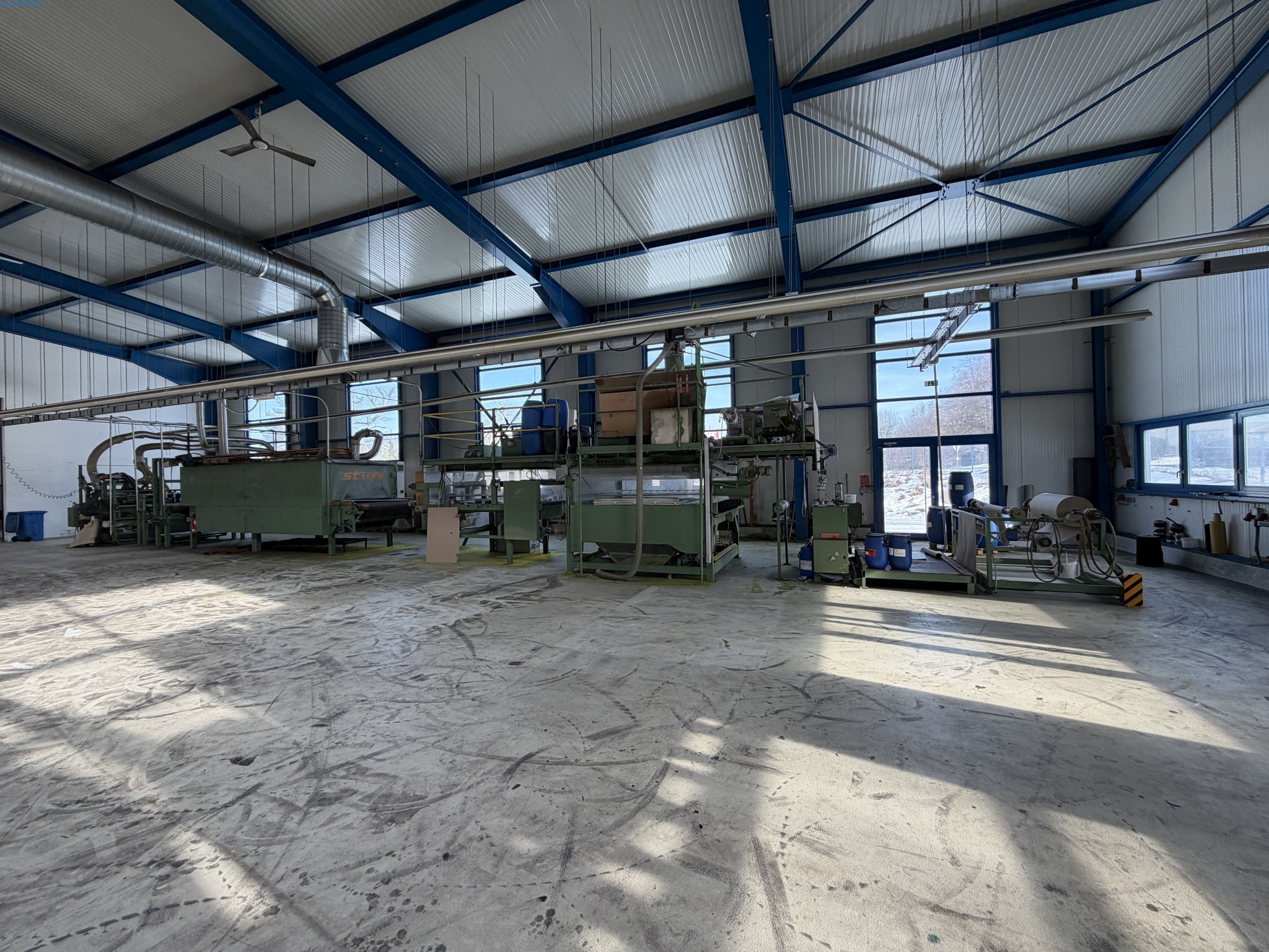 Operating equipment of a technical flocking company-1