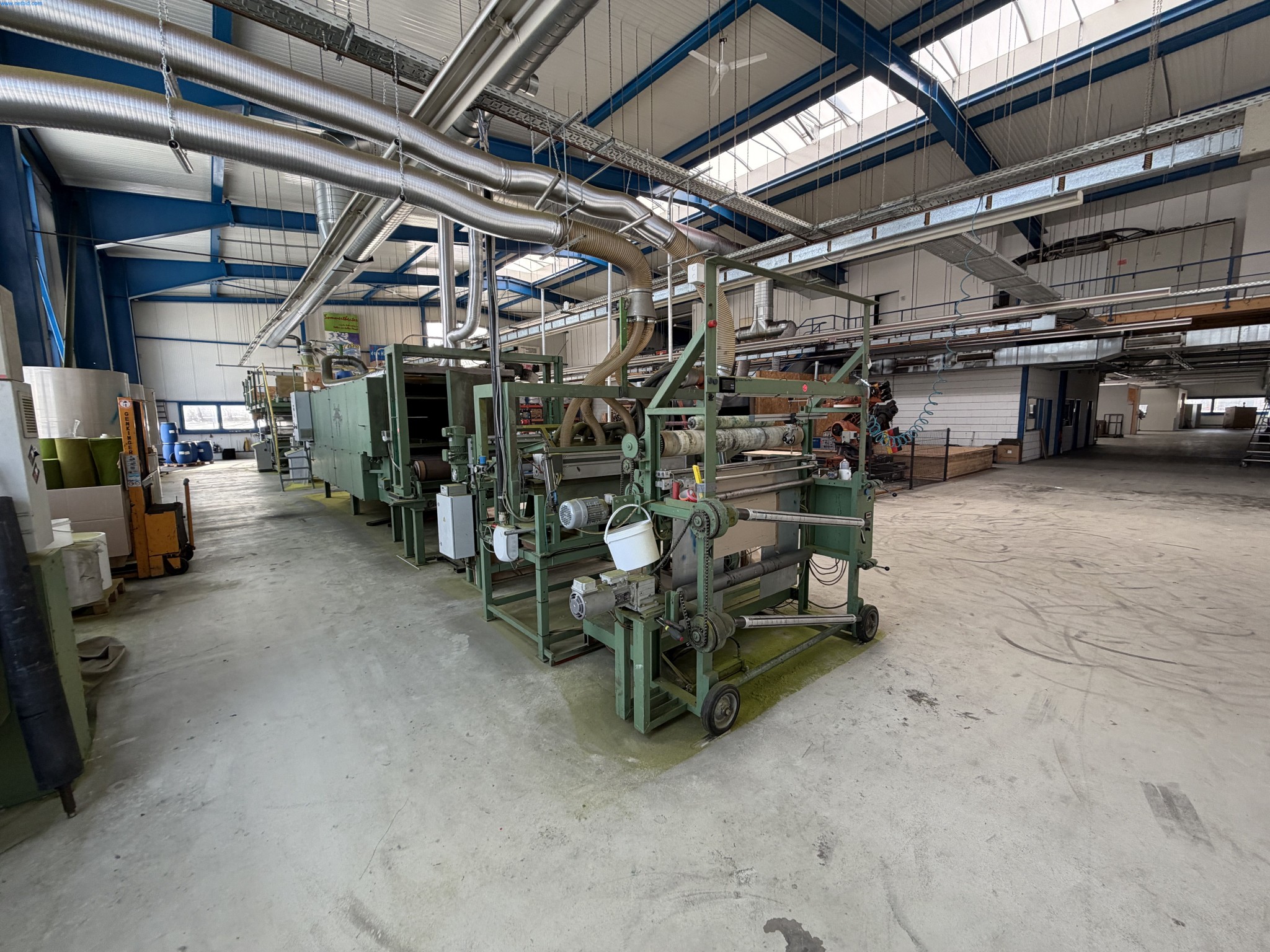 Operating equipment of a technical flocking company-26