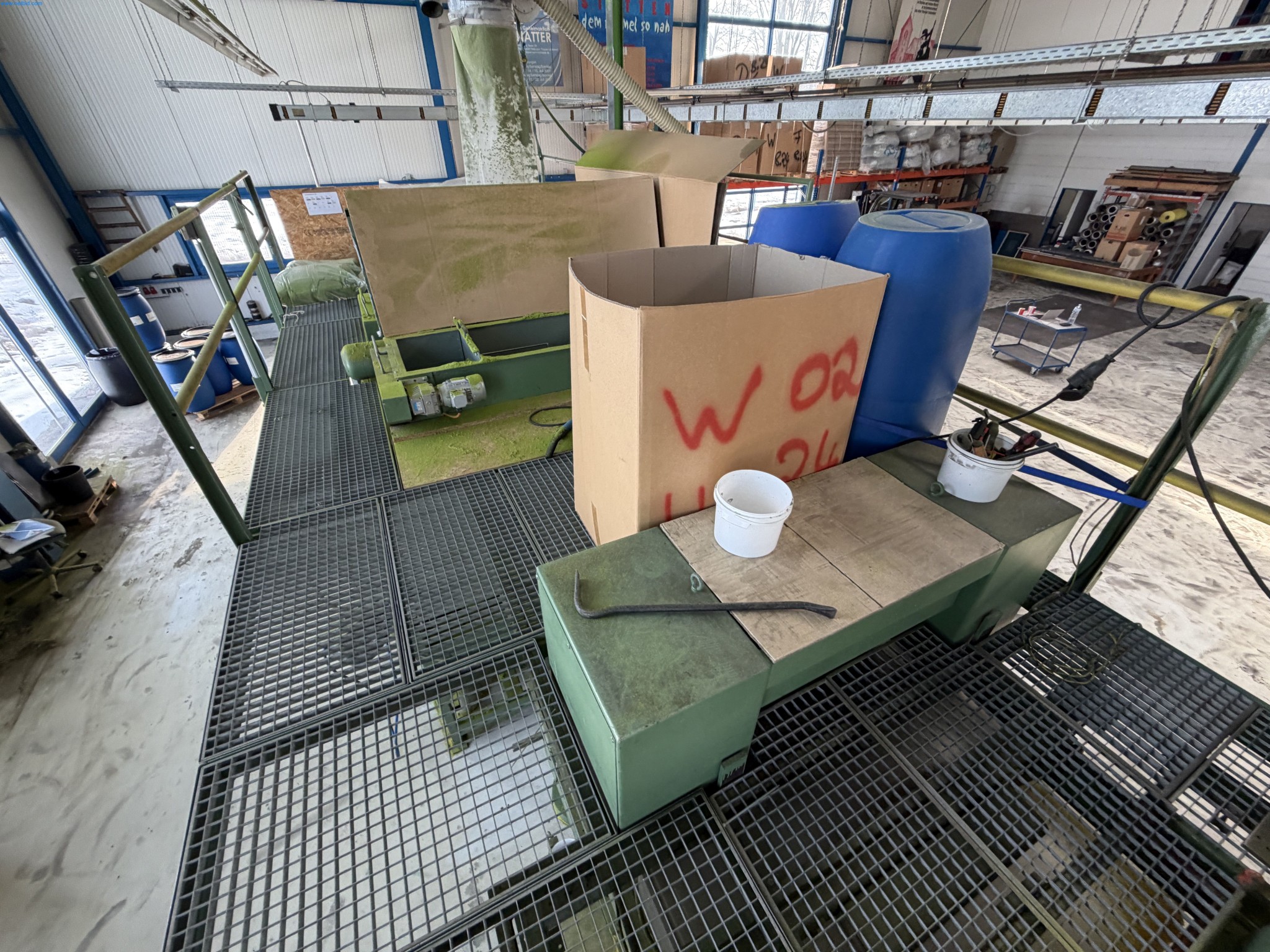 Operating equipment of a technical flocking company-5