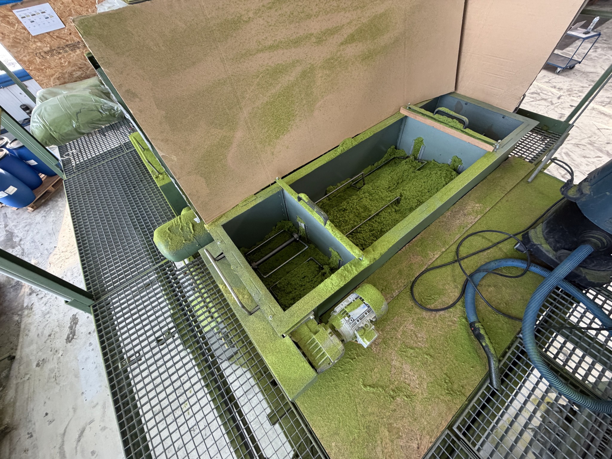 Operating equipment of a technical flocking company-6