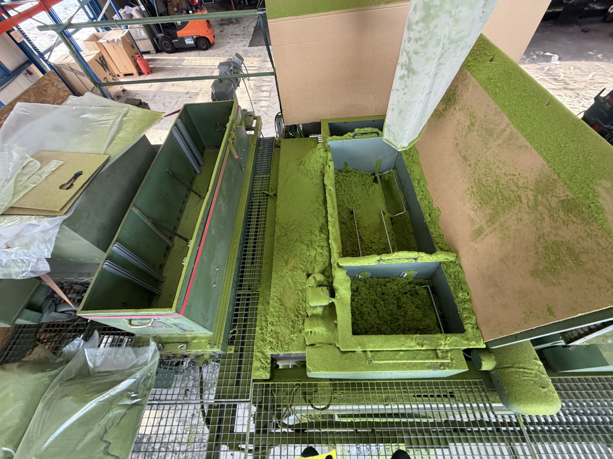 Operating equipment of a technical flocking company-7