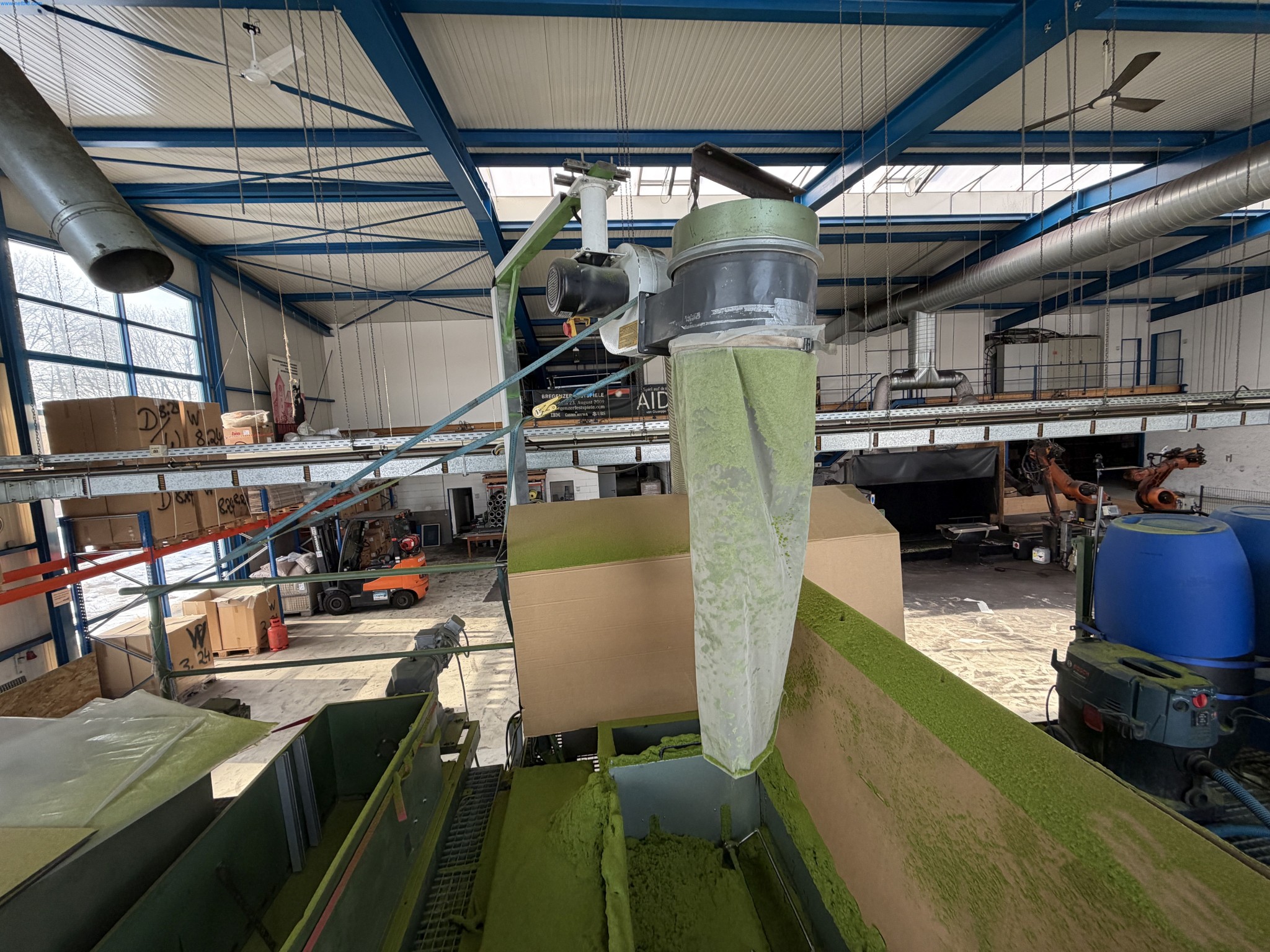 Operating equipment of a technical flocking company-8