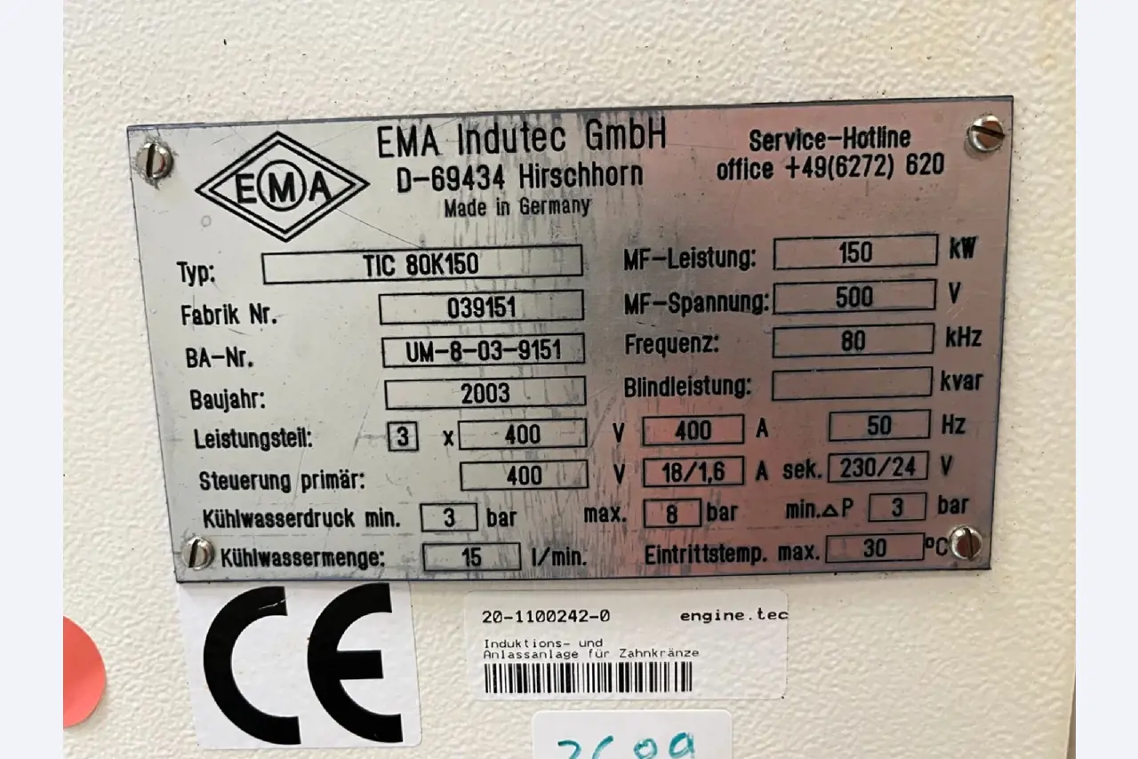 Indukcijska naprava za površinsko utrjevanje in žarjenje kovinskih delov-2