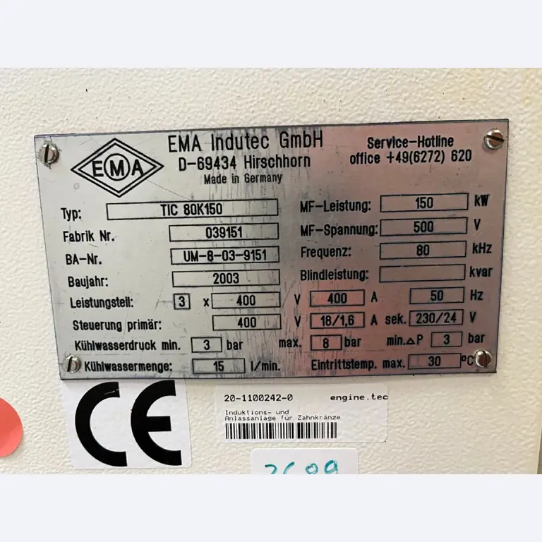 Indukcijska naprava za površinsko utrjevanje in žarjenje kovinskih delov-2