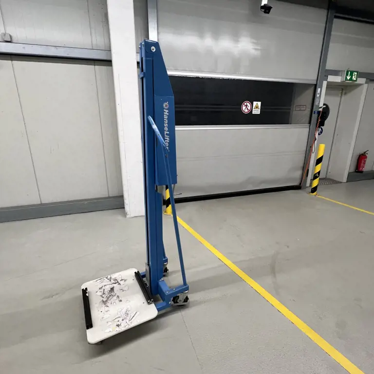 Ręczny wózek paletowy z platformą Hanselifter MES200-15-05