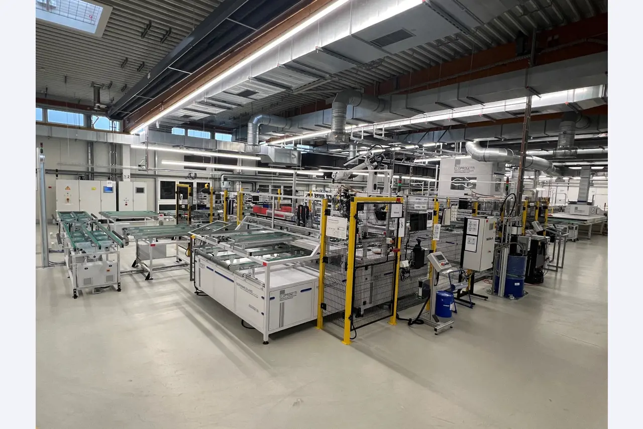 Solarmodul Produktionslinien-11