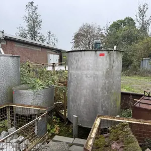 4x Edelstahlbehälter