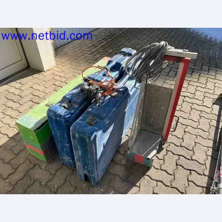 Trucks with loading crane, vans, Dokas with tarpaulin and bows, station wagons, forklift trucks, skips, small equipment, tools-11