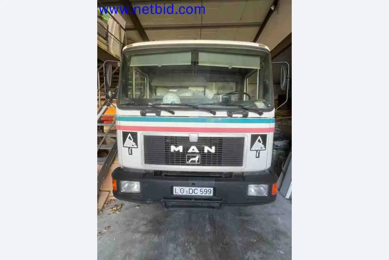 Trucks with loading crane, vans, Dokas with tarpaulin and bows, station wagons, forklift trucks, skips, small equipment, tools-1