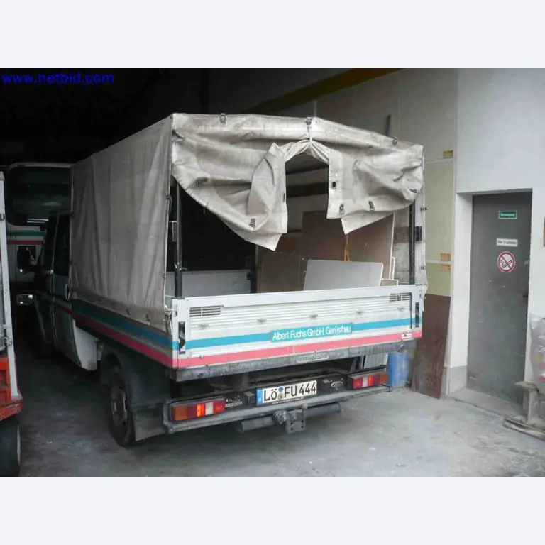 Trucks with loading crane, vans, Dokas with tarpaulin and bows, station wagons, forklift trucks, skips, small equipment, tools-3
