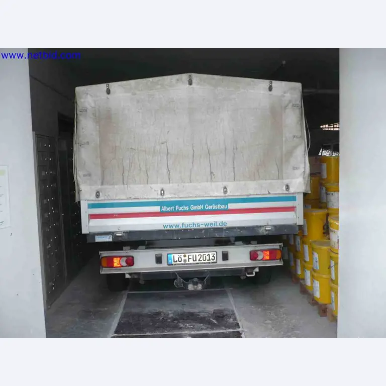 Trucks with loading crane, vans, Dokas with tarpaulin and bows, station wagons, forklift trucks, skips, small equipment, tools-3