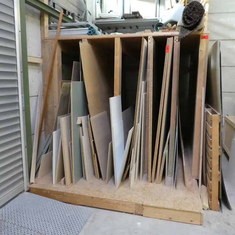 Rack de stockage pour panneaux de bois