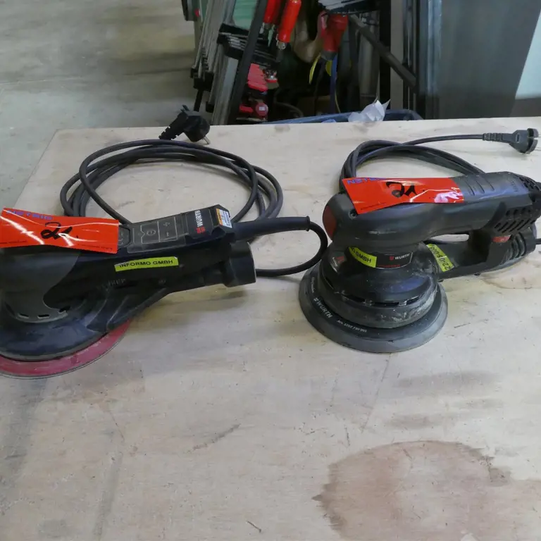 2 Exzenterschleifer Würth ETS 150-3.0-E Power, ETS 150-2.5-E Compact
