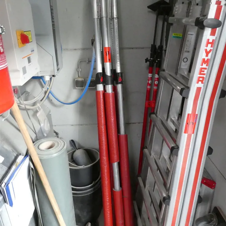 6 Teleskop-Sicherungsstangen