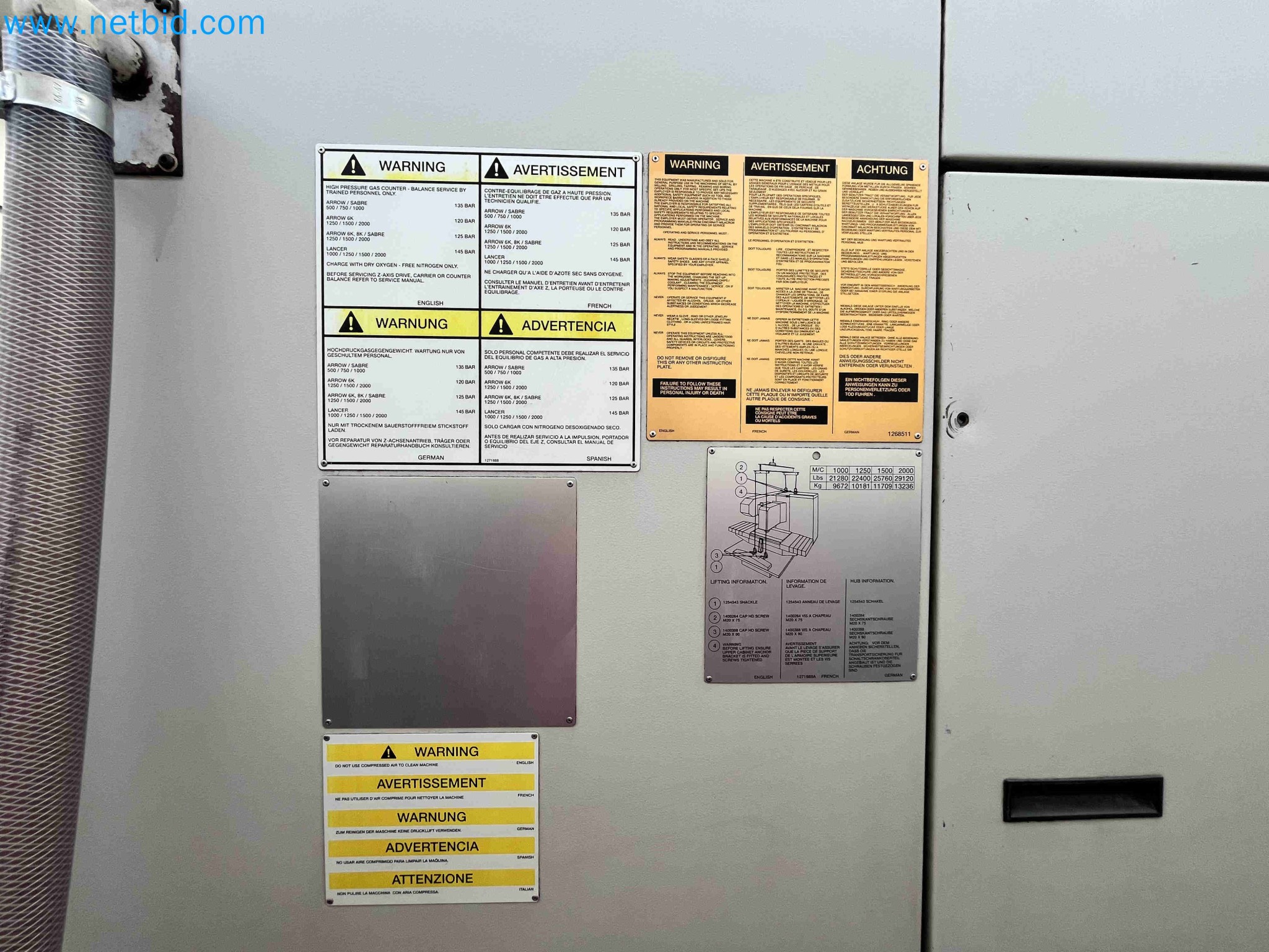 Aukce kovozpracujících stroju z nekolika uzavrených podniku v Portugalsku-11