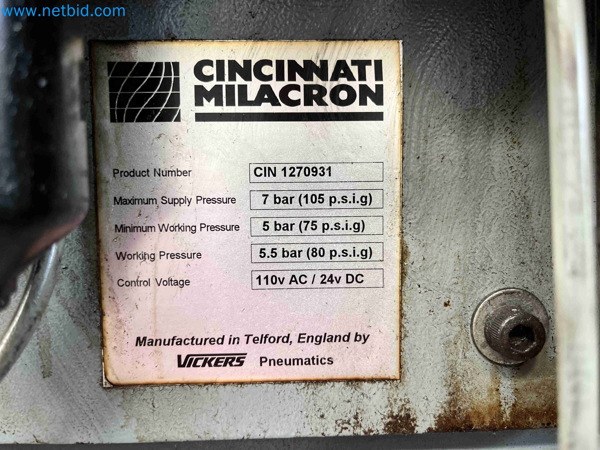 Aukce kovozpracujících stroju z nekolika uzavrených podniku v Portugalsku-17