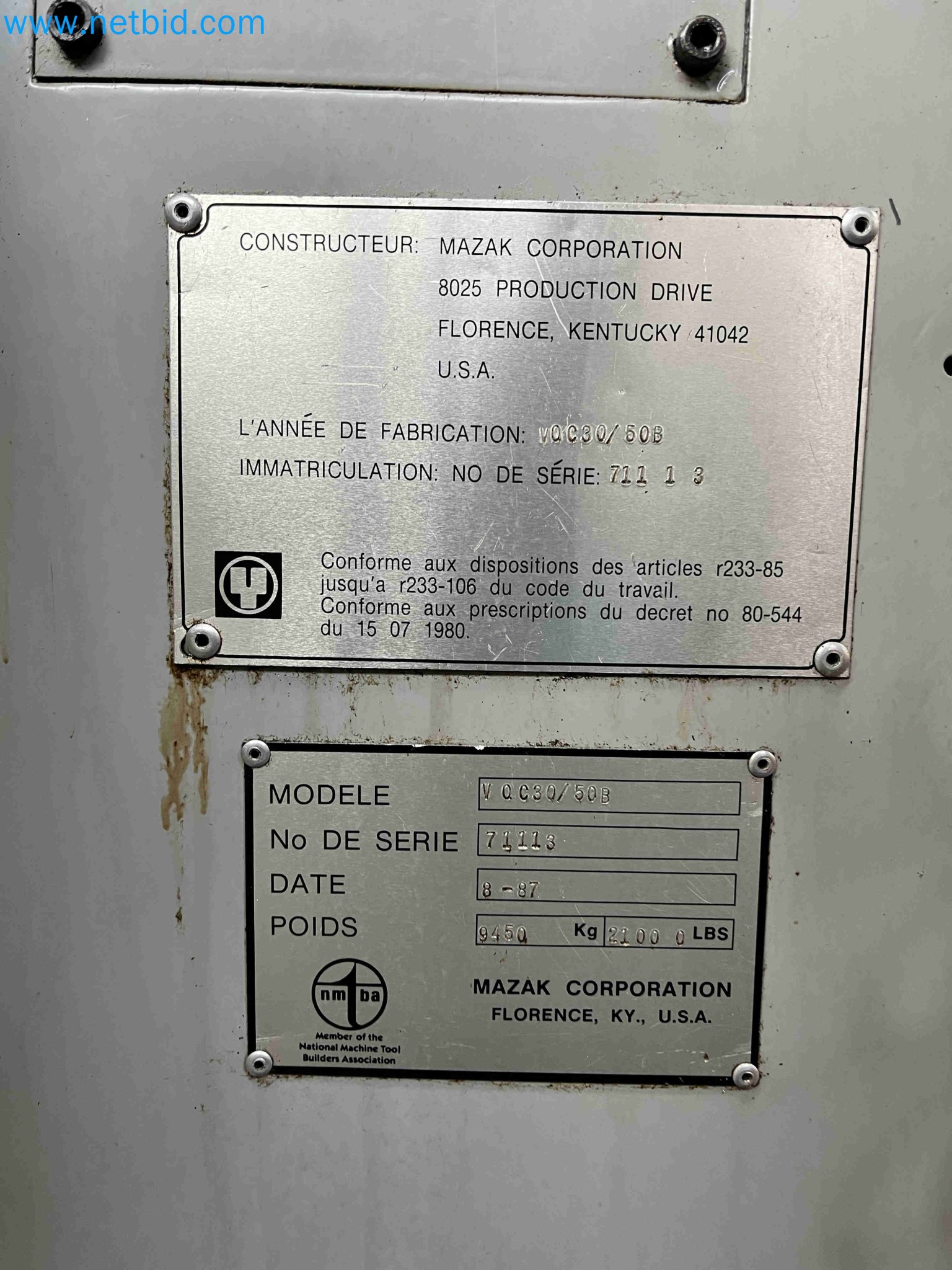 Aukce kovozpracujících stroju z nekolika uzavrených podniku v Portugalsku-24