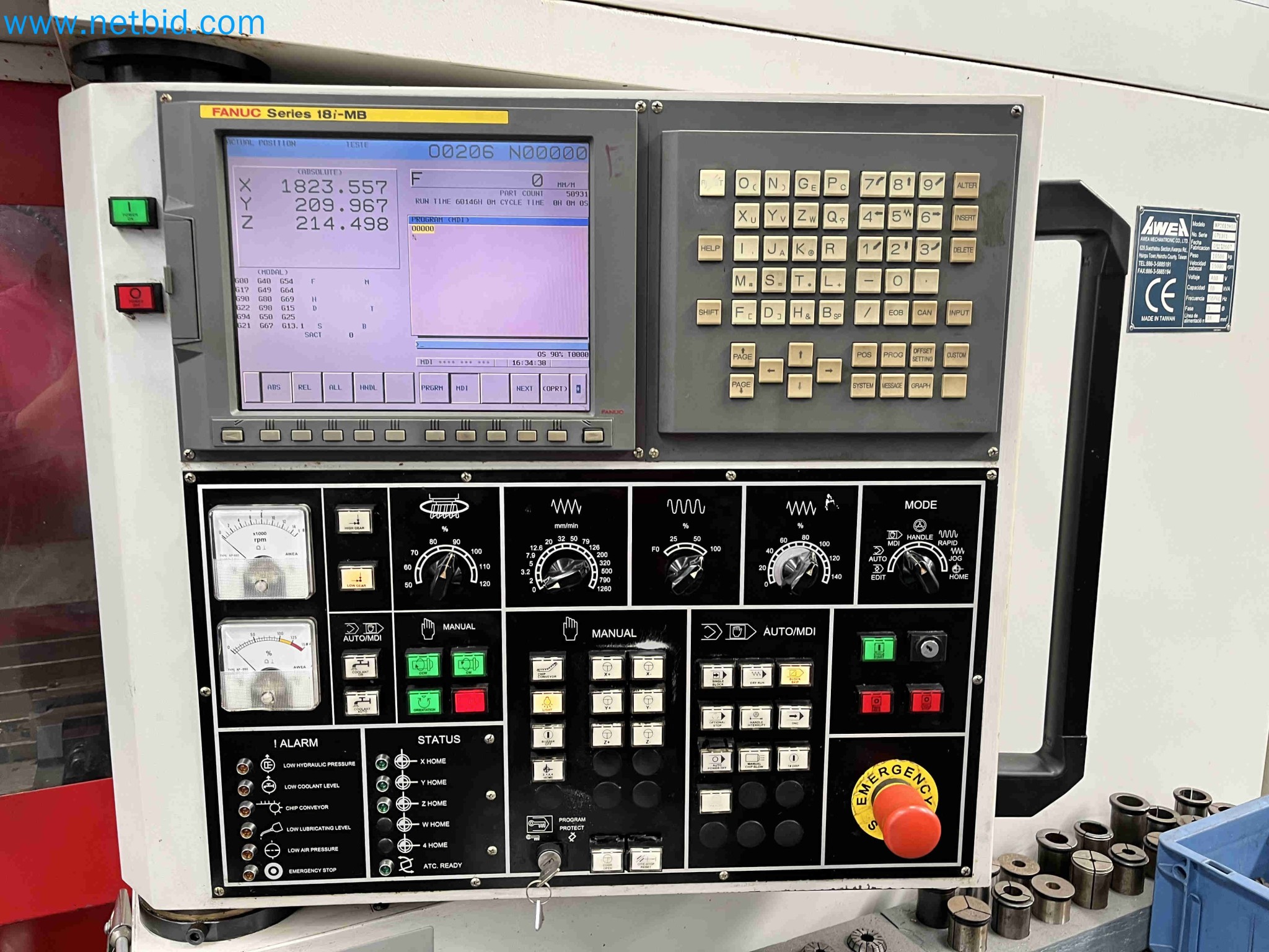 Vente aux enchères de machines-outils provenant de plusieurs fermetures d'entreprises au Portugal-4