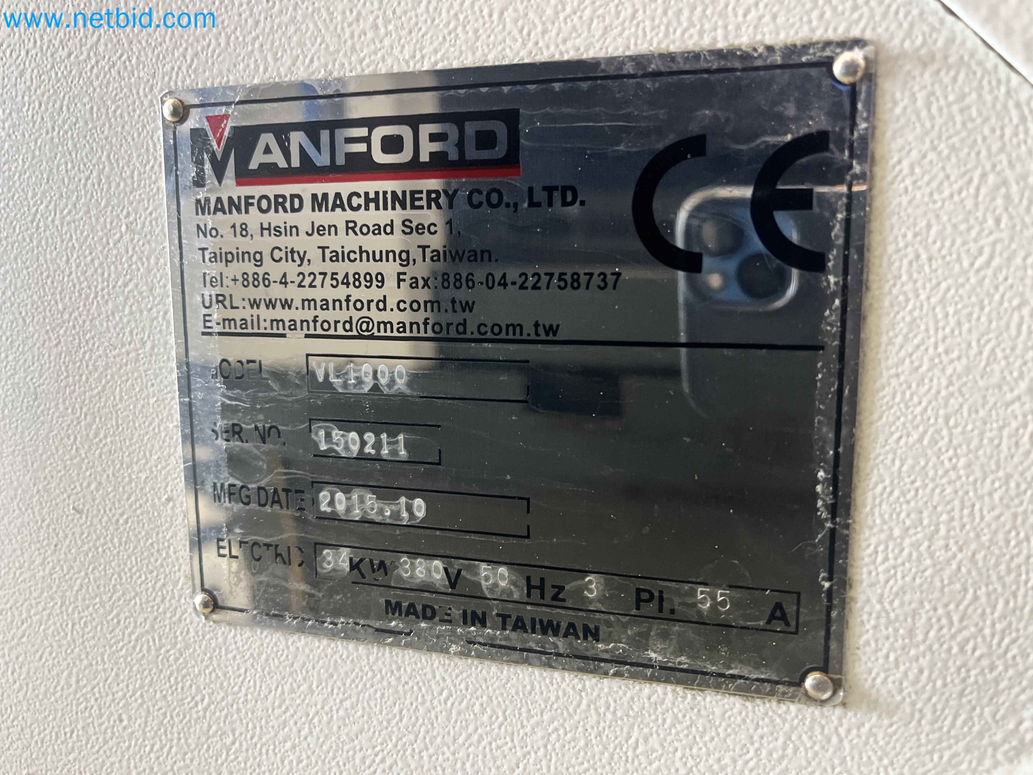 Dražba strojev za obdelavo kovin iz vec zaprtih podjetij na Portugalskem-12