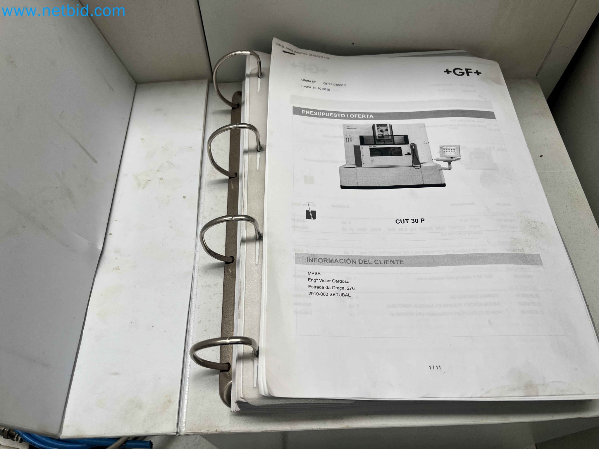 Aukce kovozpracujících stroju z nekolika uzavrených podniku v Portugalsku-36