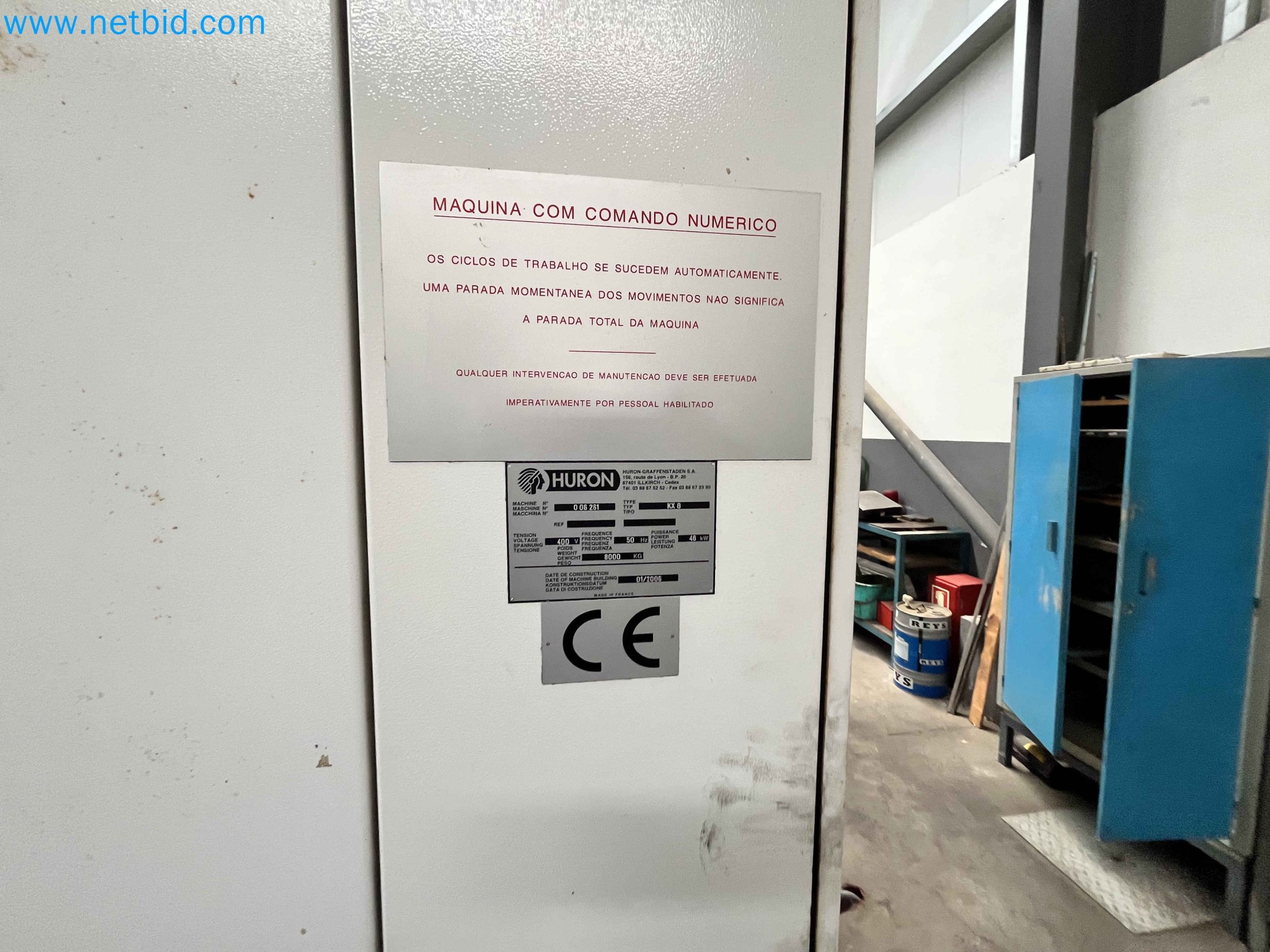Aukce kovozpracujících stroju z nekolika uzavrených podniku v Portugalsku-8